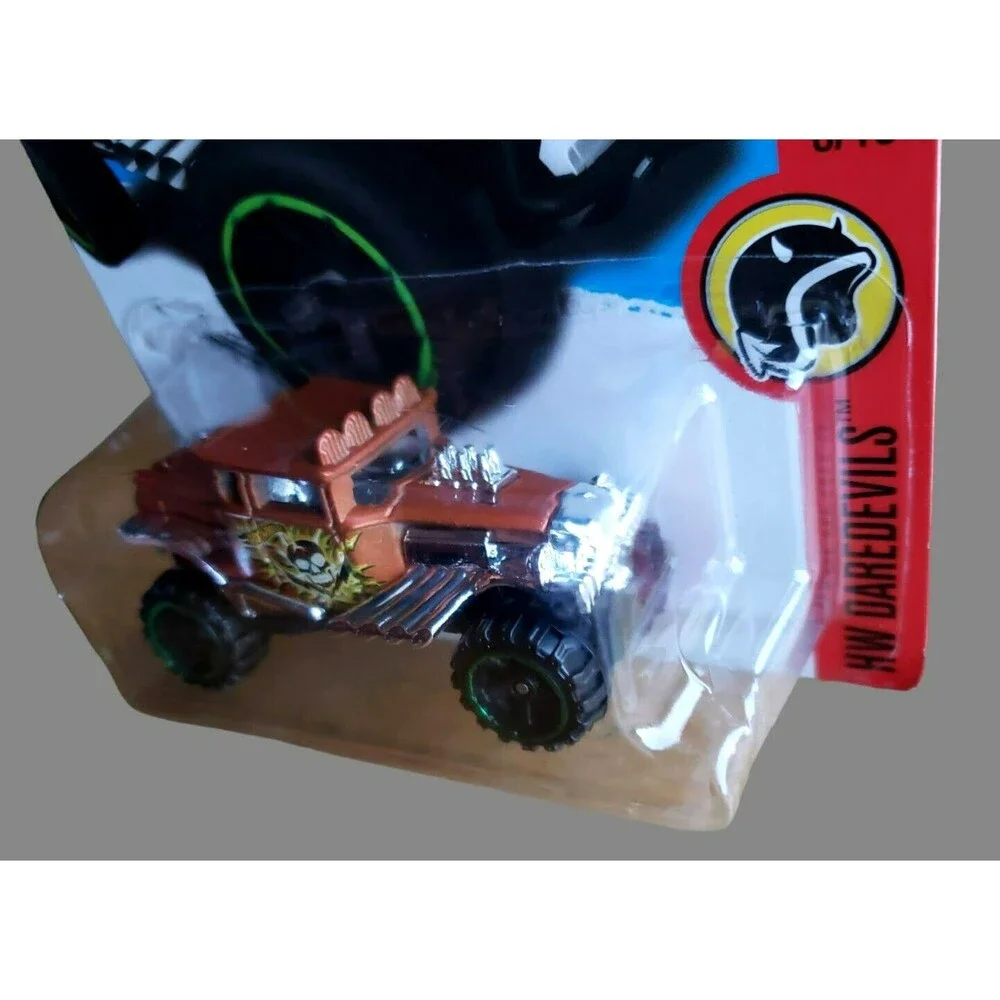 2017 Hot Wheels BAJA BONE SHAKER HW Daredevils #91/3 Satin Orange Off Road 6-SP